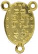   Miraculous Medal Centerpiece, Gold Tone - 3/4"   (Minimum quantity purchase is 5)