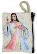 Divine Mercy Rosary Pouch - 2 1/2 x 3" (Minimum quantity purchase is 1)