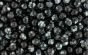 Black and Gray Spun Glass 8mm Beads - Pkg 60 *  (Minimum quantity purchase is 3)