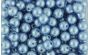  CZECH REPUBLIC Glass Pearl Beads - 6 mm round - Heather Blue - 60 per pack   (Minimum quantity purchase is 1)