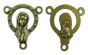   Madonna and Jesus Rosary Center Piece  - 11/16" Bronze (Minimum quantity purchase is 3)