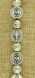  Miraculous Medal Bead with Cross Stretch Bracelet    (Minimum quantity purchase is 1)
