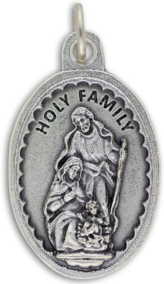  Holy Family / Pray for Us Medal - 1 1/8"   (Minimum quantity purchase is 2)