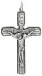  Inlaid Bar Crucifix w/Circle Center - 1 3/4" (Minimum quantity purchase is 1)