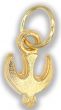 Holy Spirit / Dove Medal, Gold Tone -  1/2 inch   (Minimum quantity purchase is 5)