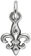 Fleur-de-Lis  Medal 1/2 inch (Minimum quantity purchase is 5)