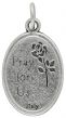  St Philomena / Pray for Us - Die-Cast Italian Silver Plated 1 inch (Minimum quantity purchase is 3)