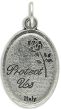 Divine Nino of Columbia - Silver Oxidized Die-Cast - 1" - Made In Italy   (Minimum quantity purchase is 3)