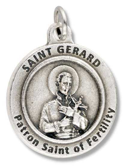 St Gerard, Patron Saint of Fertility - 7/8" (Minimum quantity purchase is 1)