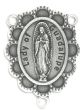 Scalloped Edge Our Lady Of Guadalupe Image Center Piece   (Minimum quantity purchase is 1)