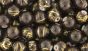  Brown and Gold Swirl Glass Beads - 8mm  60 PER PACK  *  (Minimum quantity purchase is 3)