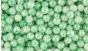Czech Republic Glass Dappled  Beads, Mint Green / White - 6mm, Pkg of 60     (Minimum quantity purchase is 1)