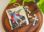 St Michael Rosary Pouch - 2 1/2 x 3"   (Minimum quantity purchase is 1)