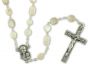  River Pearl Stone Rosary in ivory - 21 1/2"   (Minimum quantity purchase is 1)