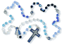 Our Lady of Fatima Multi-Color Crystal Bead Rosary    (Minimum quanity purchase is 1) 