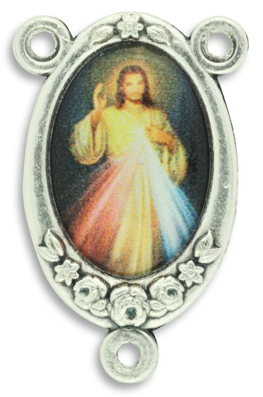 Divine Mercy Jesus Color Image Center Piece -1 inch   (Minimum quantity purchase is 2)