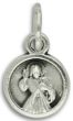  Our Lady of Medjugorje / Divine Mercy Jesus Medal 9/16 inch  (Minimum quantity purchase is 3)